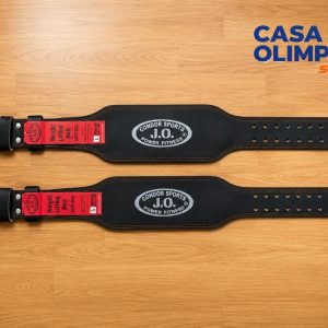 🏆 CINTURÓN DE CUERO J.O — SOPORTE Y FUERZA AUTÉNTICA 🏆