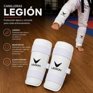 🦵 Canillera Legion — Protección Firme, Comodidad Total y Confianza en Cada Partido