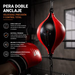PERA DE BOXEO DOBLE ANCLAJE
