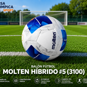 ⚽ BALÓN DE FÚTBOL MOLTEN HÍBRIDO #5 (3100)