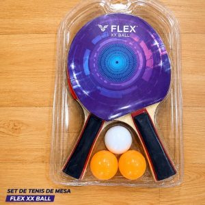 🏓 RAQUETA PING PONG FLE XX BALL (SET) X 2