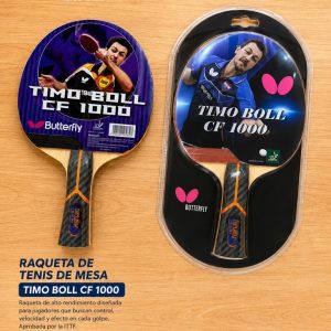 🏓 RAQUETA DE PING PONG TIMO BOLL CF 1000