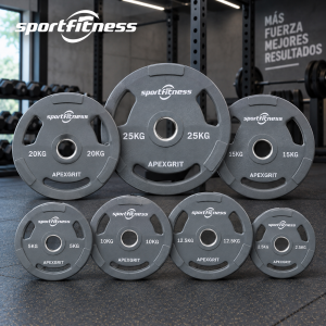 🏋️ Disco Olímpico 2" Serie ApexGrit SportFitness — Resistencia Profesional, Agarre Seguro
